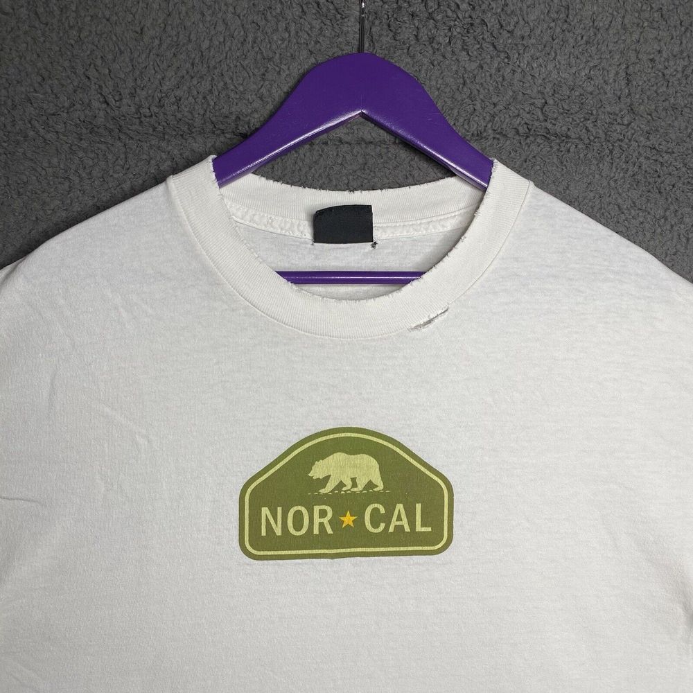 Vintage Nor Cal T-Shirt Mens Large Skateboard Skater California NHS Tag